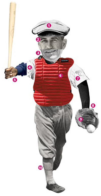 Chicago Magazine's rendition of the perfect baseball player